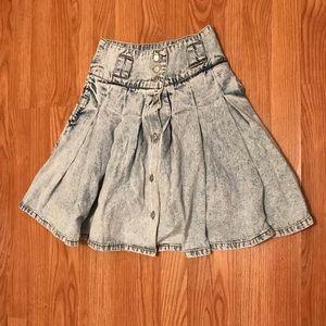 80s Vintage Jordache Denim Skirt
